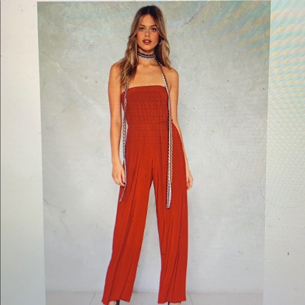 Nasty Gal: Jump Straight in Strapless  Jumpsuit